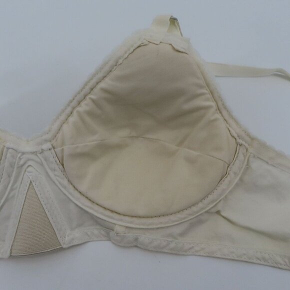 VTG Formfit Rogers Inflation 32B White Padded Cone Bullet Pointy Rockabilly Bra - Picture 9 of 13